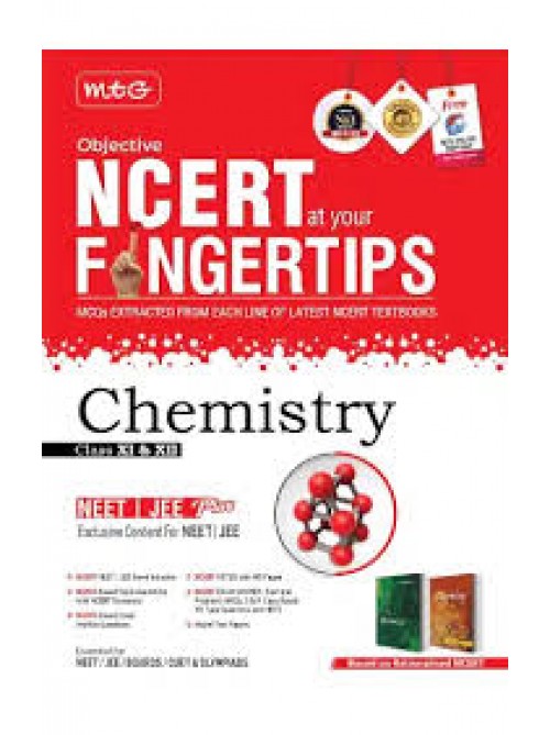 MTG Objective NCERT at your FINGERTIPS Chemistry - NCERT Notes with HD Pages, Based on NCERT Exam Archive Questions, NEET-JEE Books (Latest & Revised Edition 2024-2025) at Ashirwad Publication